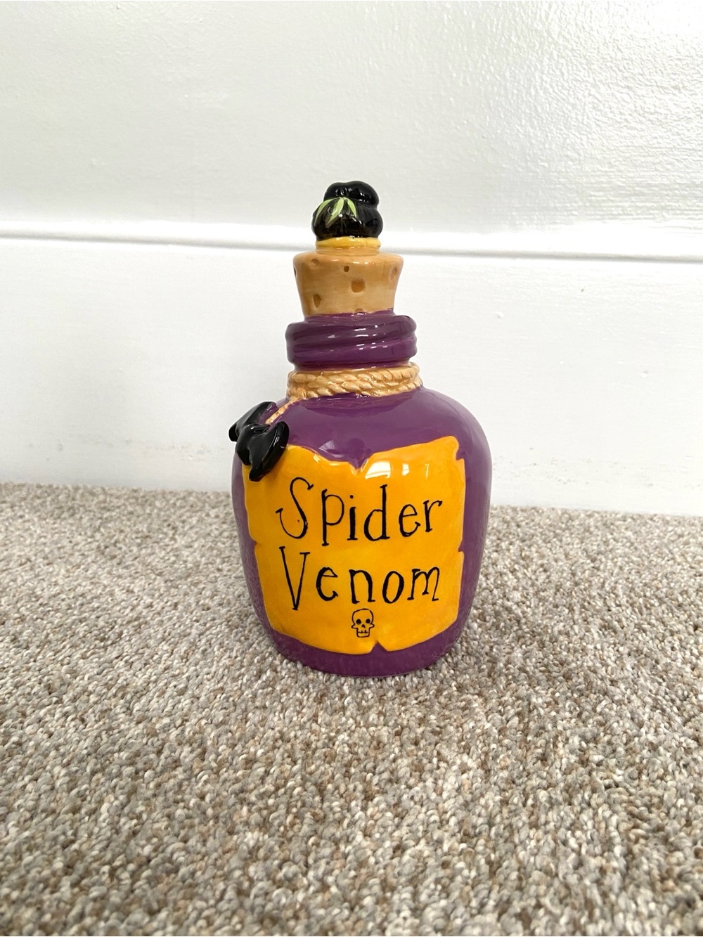 NWOT Blue Sky Clayworks Spider Venom Vial Potion Bottle